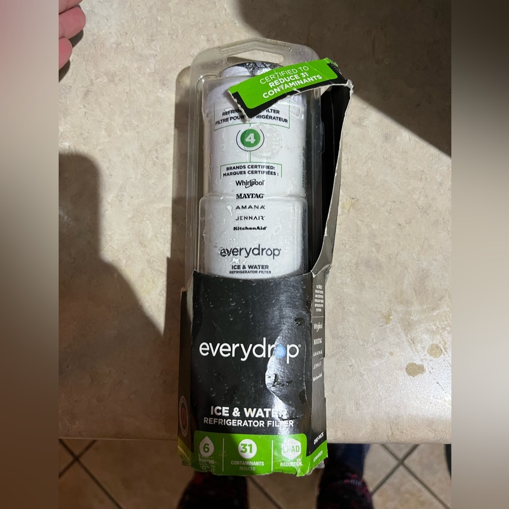 EveryDrop by Whirlpool Refrigerator Ice & Water -  Filter 4 - EDR4RXD1 - NEW